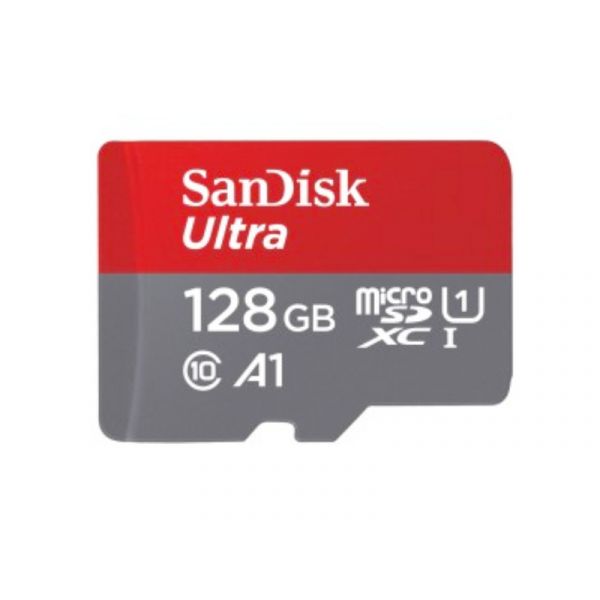 Sandisk Micro SD Ultra kártya 128GB, 140MB/s, A1, Class 10, UHS-I (215422)